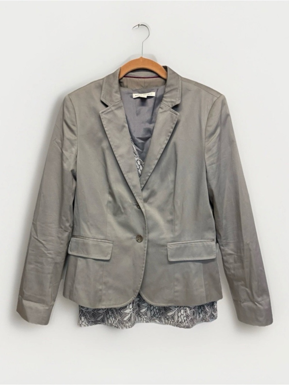 Banana Republic Gray Blazer and Blouse Pair Size 6 #5809
